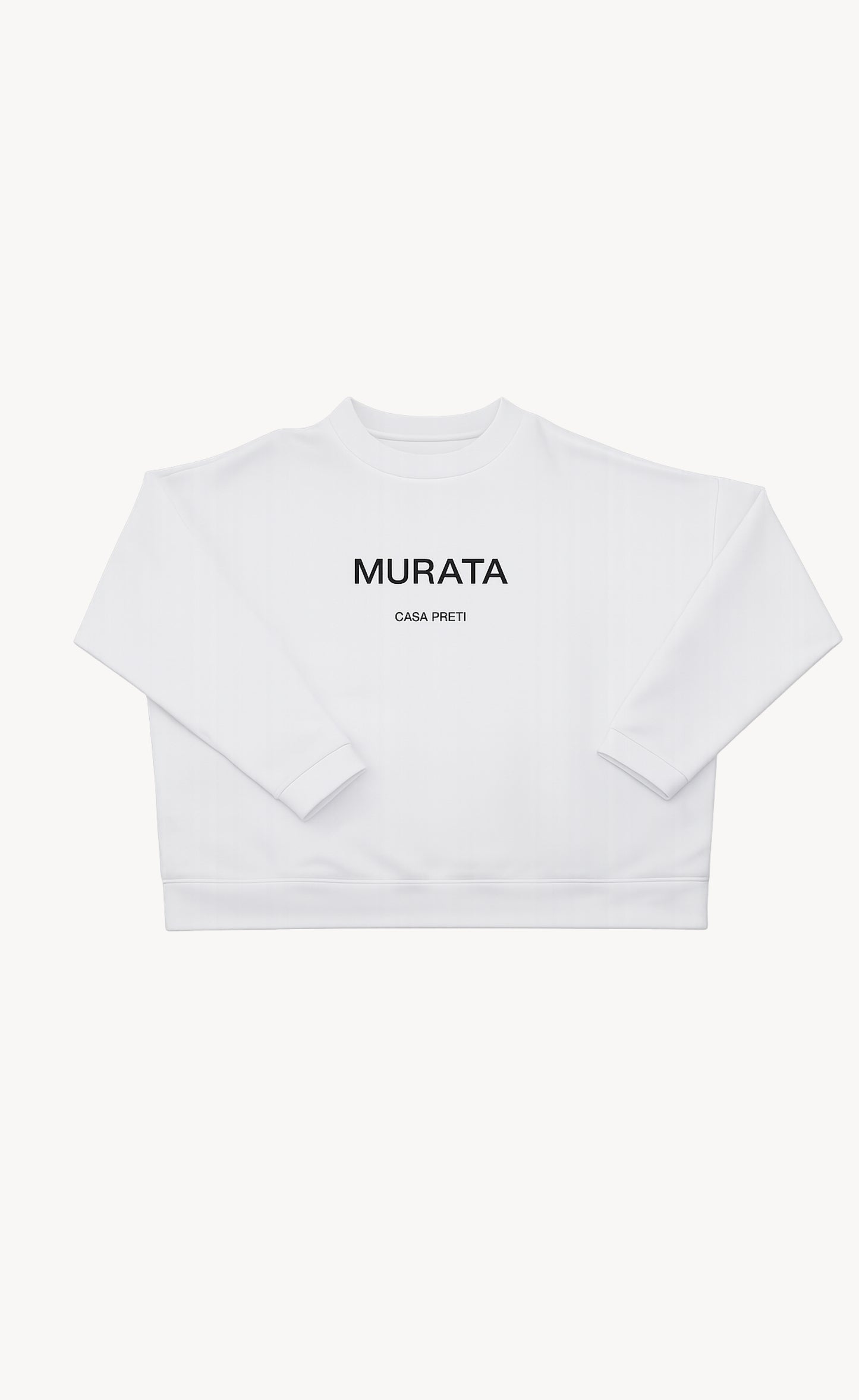 Felpa "Murata" in cotone garzato