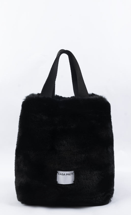 Borsa piccola "Casa sull'Albero" in eco-pelliccia