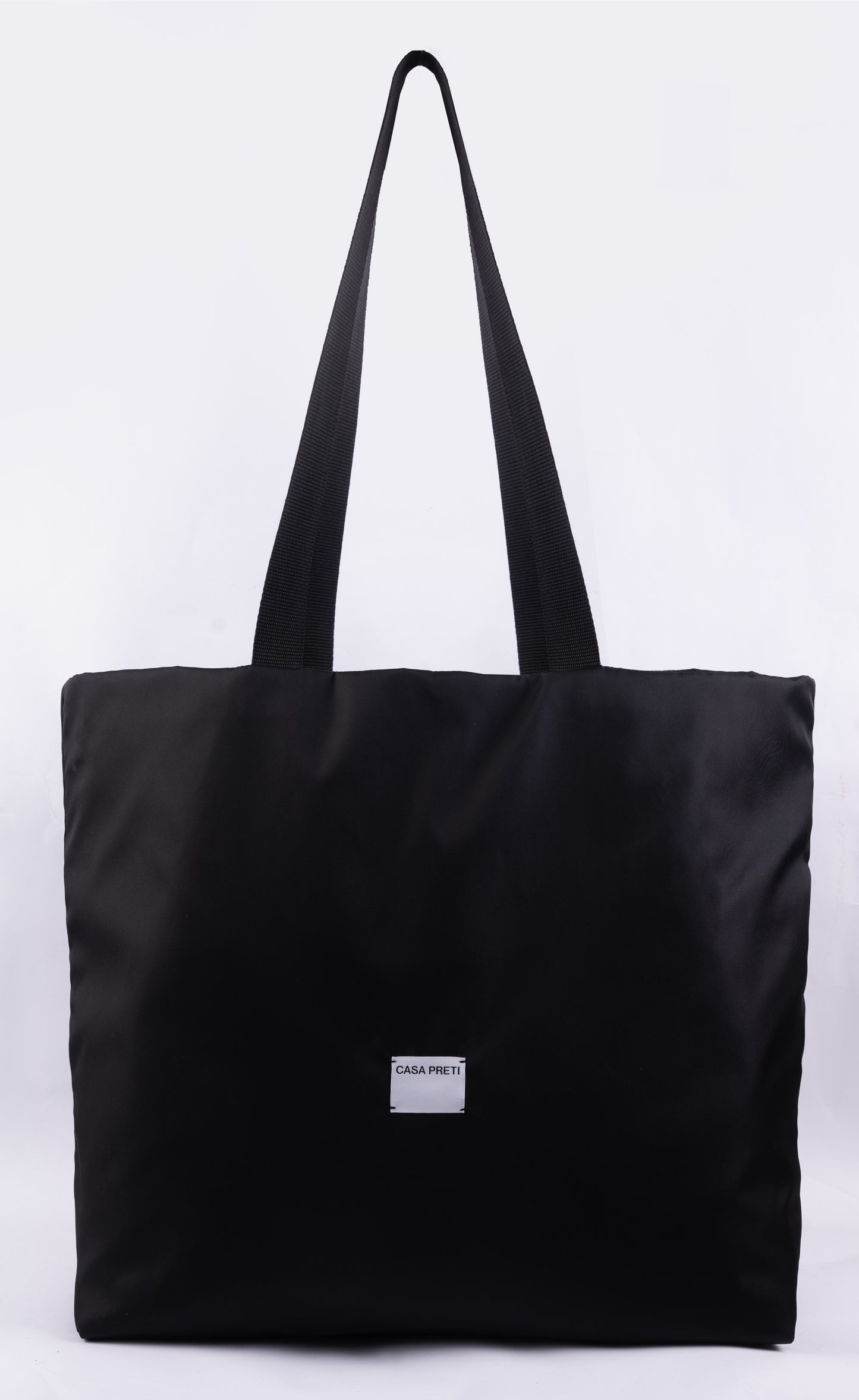 Borsa media "Casa al mare" in nylon rigenerato