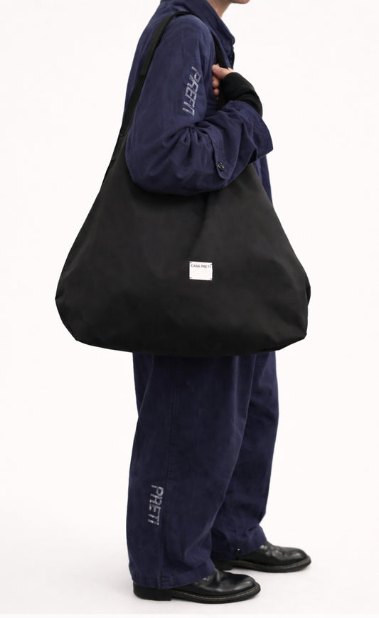 Borsa grande "Casa" in nylon rigenerato