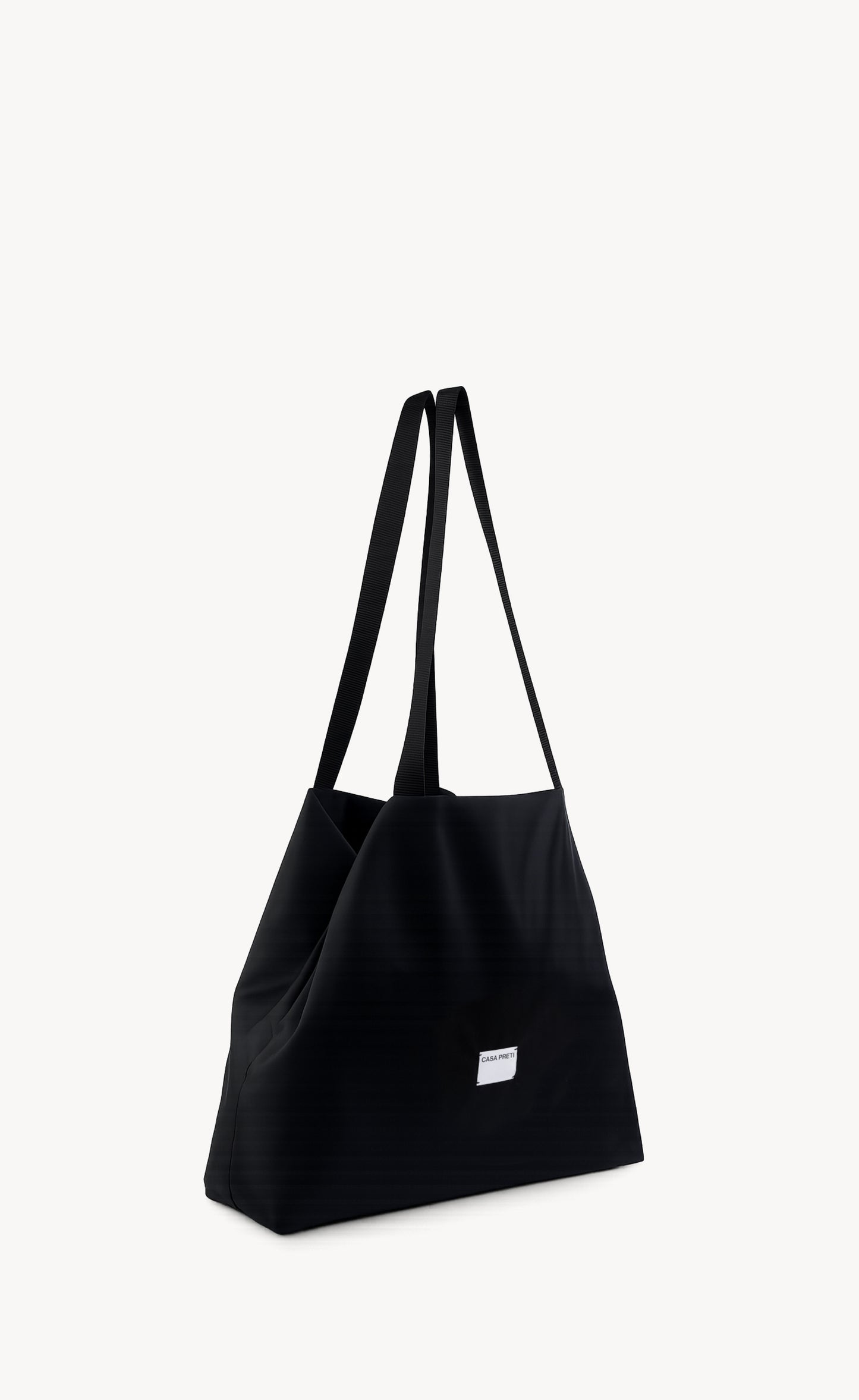 Borsa media "Casa al mare" in nylon rigenerato