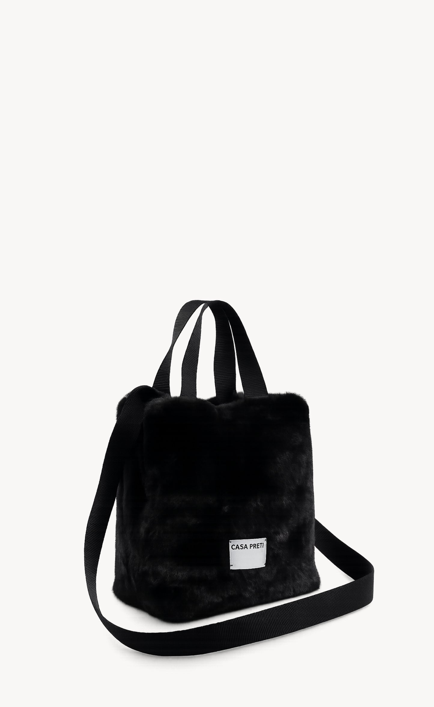 Borsa piccola "Casa sull'Albero" in eco-pelliccia