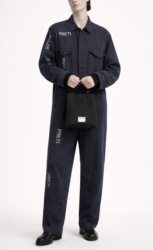 Borsa piccola "Casa sull'Albero" in nylon rigenerato