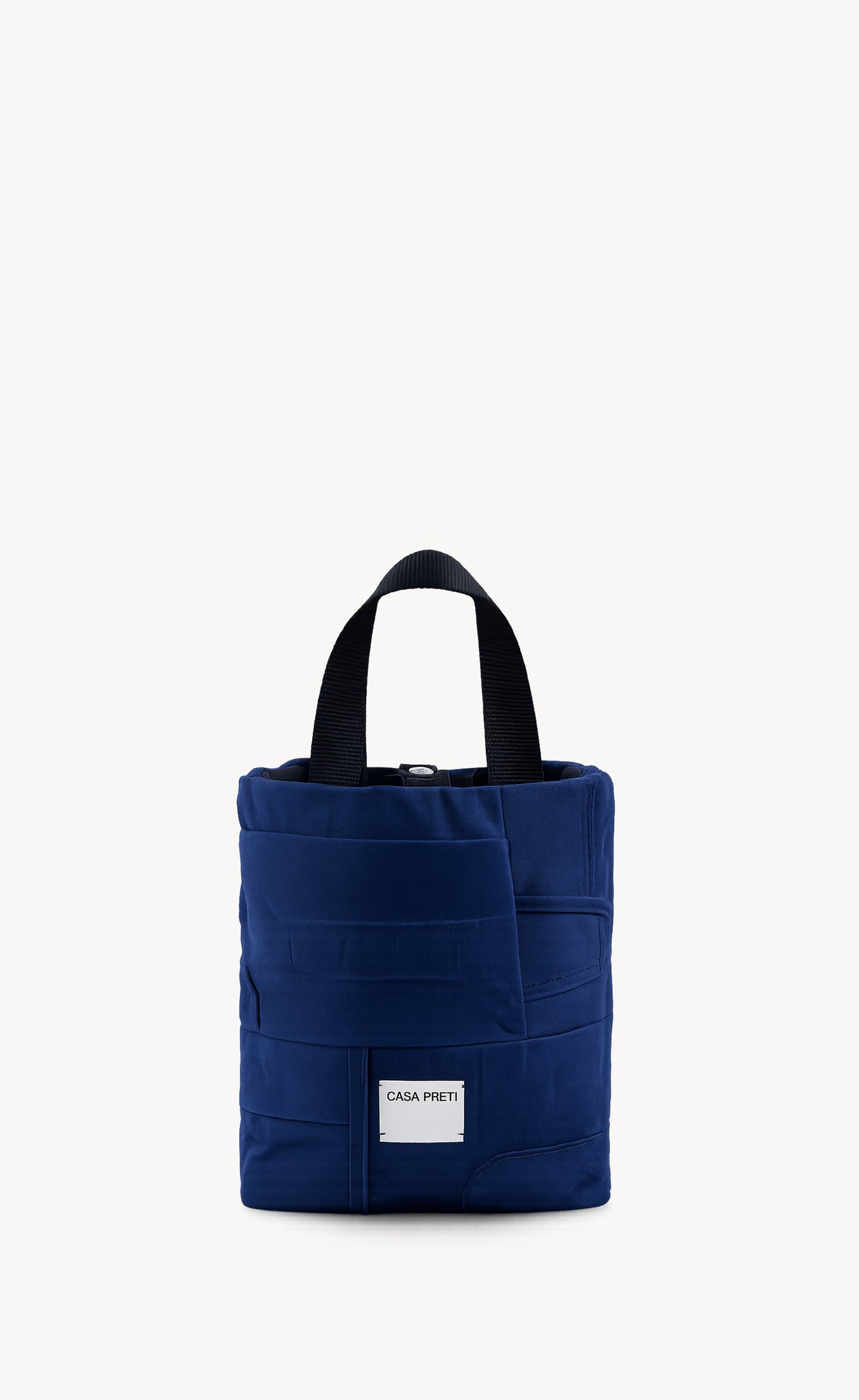 Borsa piccola "Casa sull'Albero" in patchwork canvas di cotone