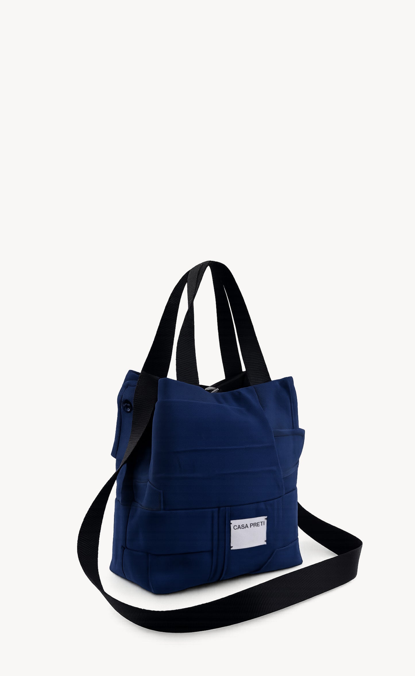 Borsa piccola "Casa sull'Albero" in patchwork canvas di cotone