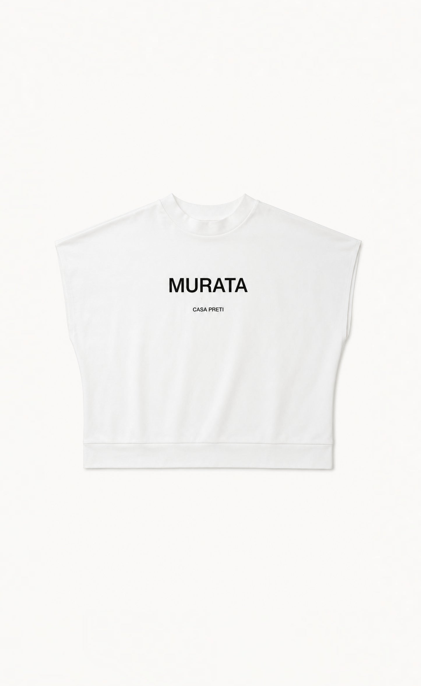 Top "Murata" in cotone garzato